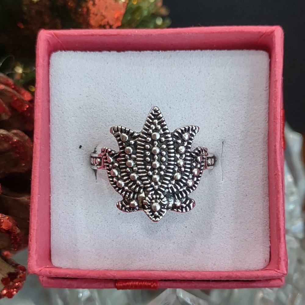 Boho Style Silver Ring - image 6